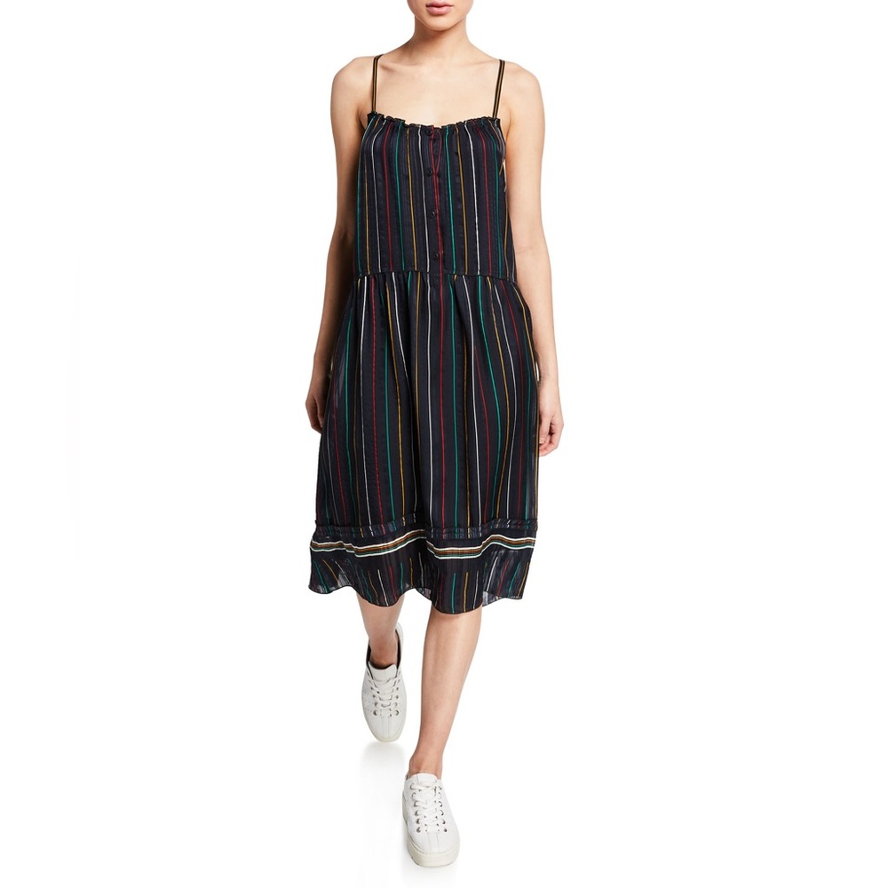 NWOT Rag & Bone Austin Silk Stripe Dress size L